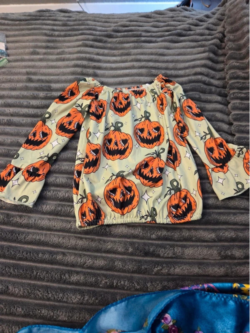 Girls Pumpkin MountainMommaOK top